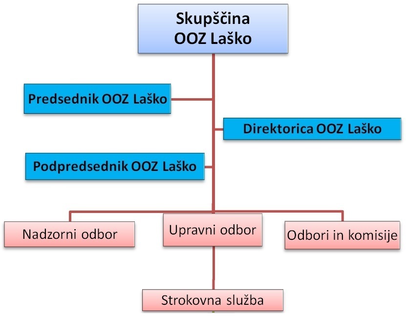 Organigram OOZ Laško
